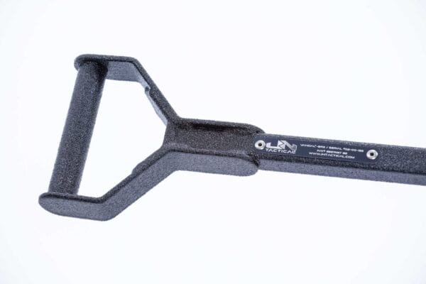 A BR-5 DOUBLE HEAD BREAK AND RAKE TOOL black plastic handle on a white background.