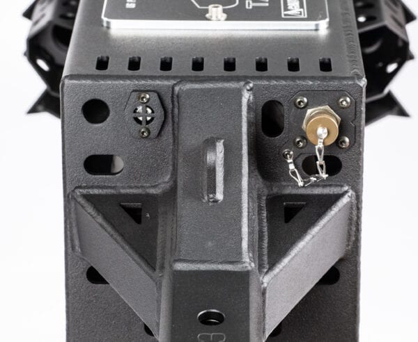 A small black box with a light attached to it, designed for HARD SURFACE BREACHING HEAD BH-1 breaching.